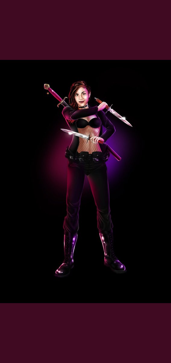 Cynthia. Dauggter of Sir Gawain sent to the future as an infant to protect the Pendragon throne. Empowered with the ability to jump through time as long as she exists during then. A dangerous combatant and member of Delta Squad. Based on <a href="/KrewellaJahan/">Jahan</a>