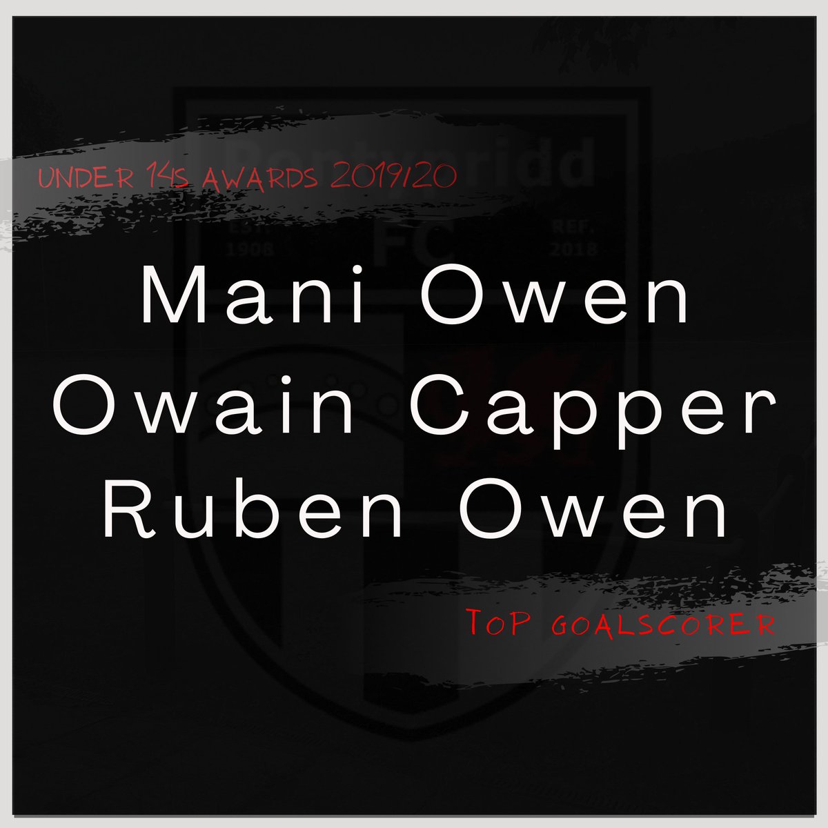 PontypriddAFC's tweet photo. All the awards have been presented so here is the roll of honour...
First up, top scorer and three players share this one.
#developwithin https://t.co/tqwgvKnXes