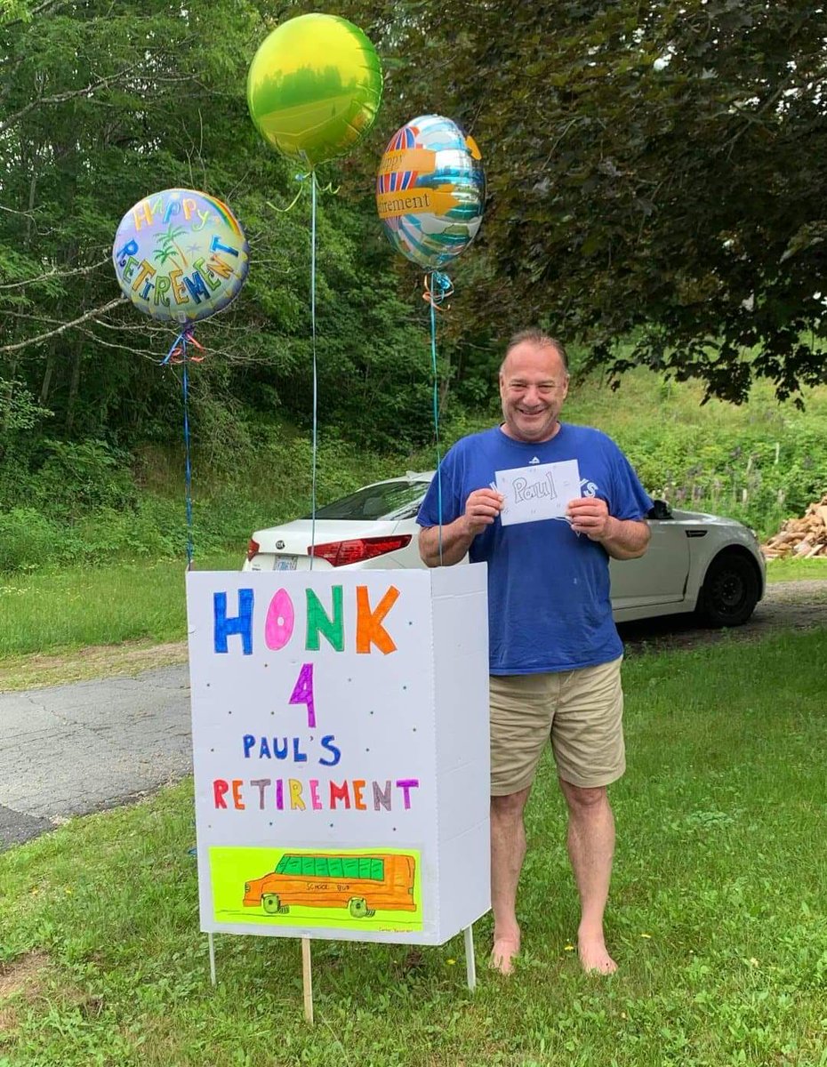 Happy Retirement Bus Driver Paul!🎉 We will miss you!