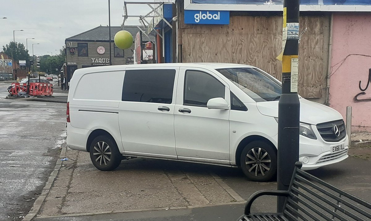 Clearbluesky14's tweet photo. Cars parked across the footpath,on #yardleywoodroad this AM by a drivers who couldn't care less about social distancing, danger they are  putting other pedestrians in. #pavementobstruction #parkitdontplonkit  @trafficwmp @wmprhrt #roafsafety @Sparkbrookwmp @ShabranaH https://t.co/zDTjeKM7kA