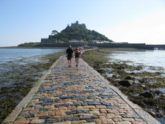 St Michael's Mount https://en.wikipedia.org/wiki/St_Michael%27s_Mount