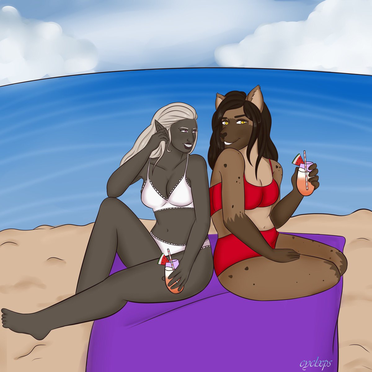 Cyclxps2's tweet photo. Here’s a Com I just finished !
Summer vibes 😎
#art #furry #furryart #summer #Furryartist #elf #elfdnd #dnd #dndart #furryfandom #procreate #digitalart #artwork #anime #animeart #commissionedart https://t.co/V1ws7ckkvD