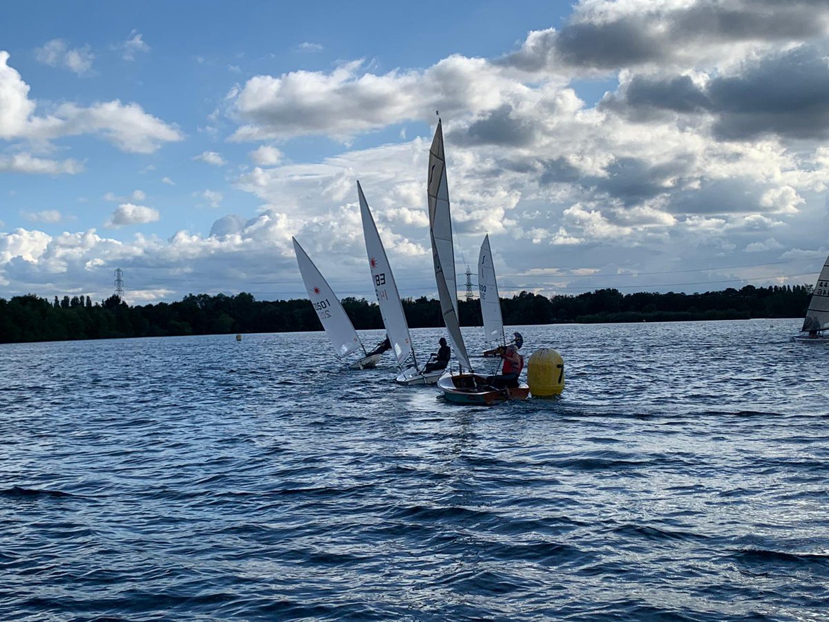keikotoma's tweet photo. Fun winds and nice sunshine last night for @Littletonsailingclub's informal racing. All fun and games until the hiking strap flew over my head... #returntoboating #dinghysailing #RYASailing https://t.co/LP7J5n2AH5