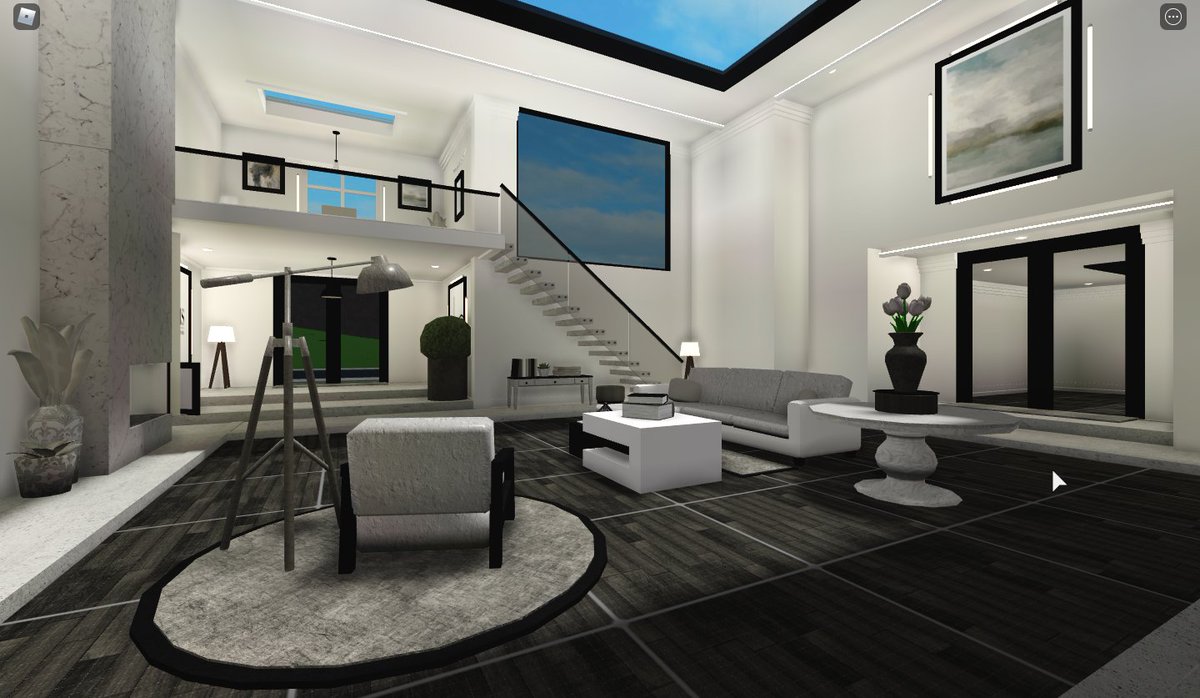 Modern House Living Room Bloxburg Bloxburg Mini Modern Mansion My Xxx Hot Girl