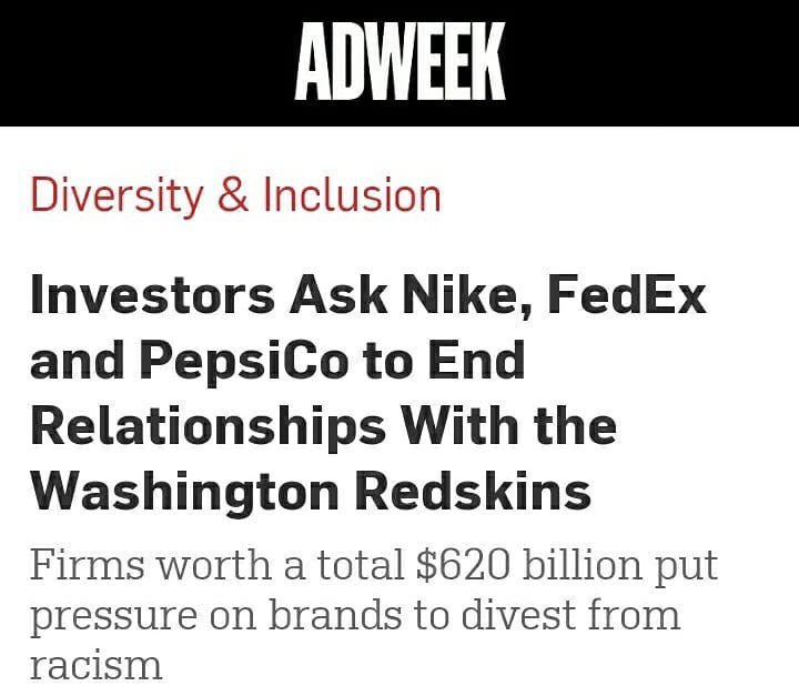 IIYCfamily's tweet image. I can feel change in the air! #ChangeTheName @pepsi @pepsico where you at? Come on in, the waters warm.⁣
⁣
Via @dallasgoldtooth 😂⁣

#NativeMascots #WashingtonRedskins #Racism