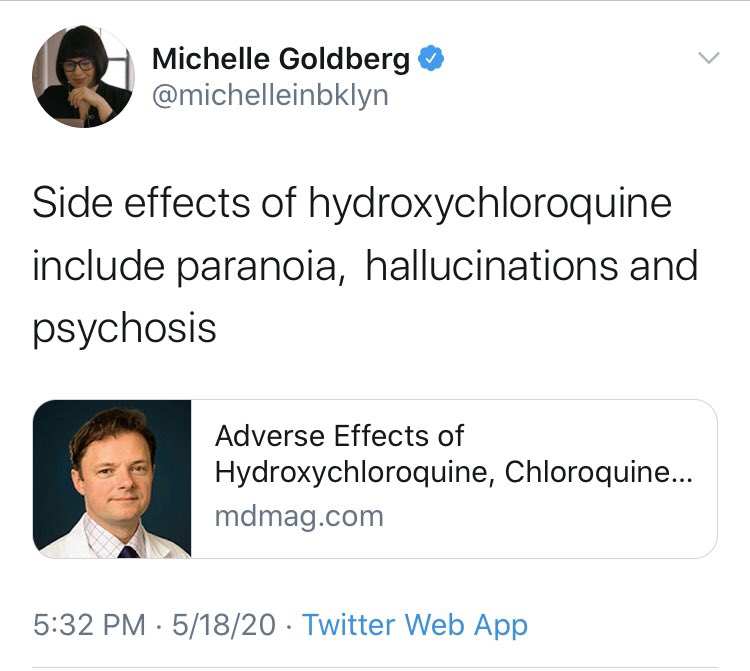 And who could forget this amazing take from  @michelleinbklyn, who had recently learned that treatments have side effects.