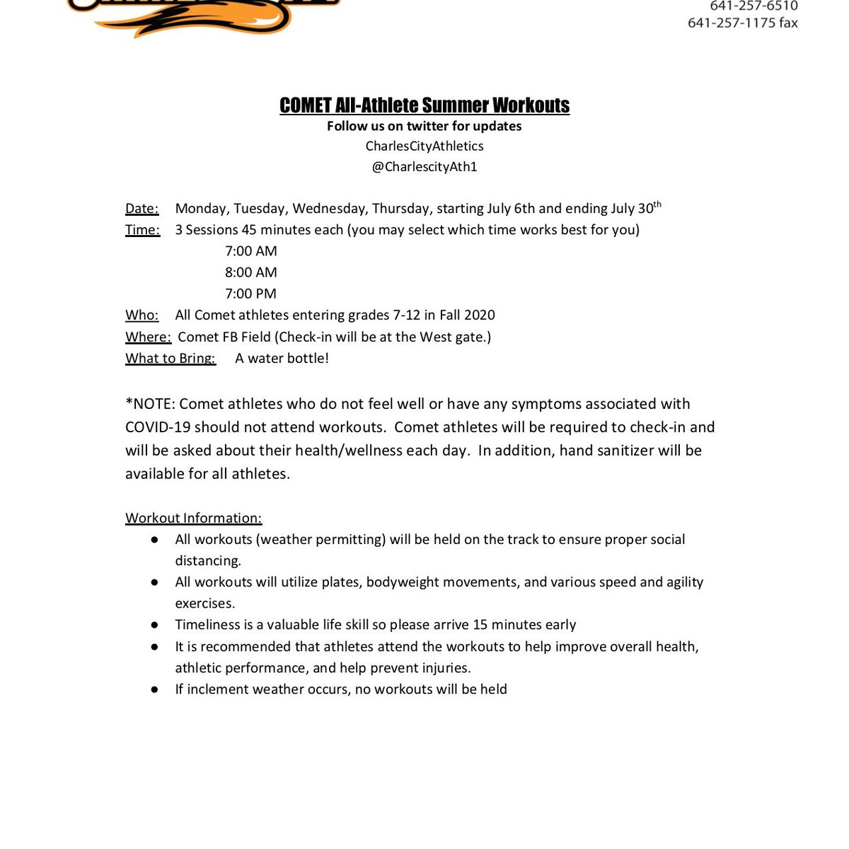 CharlesCityAthletics tweet media