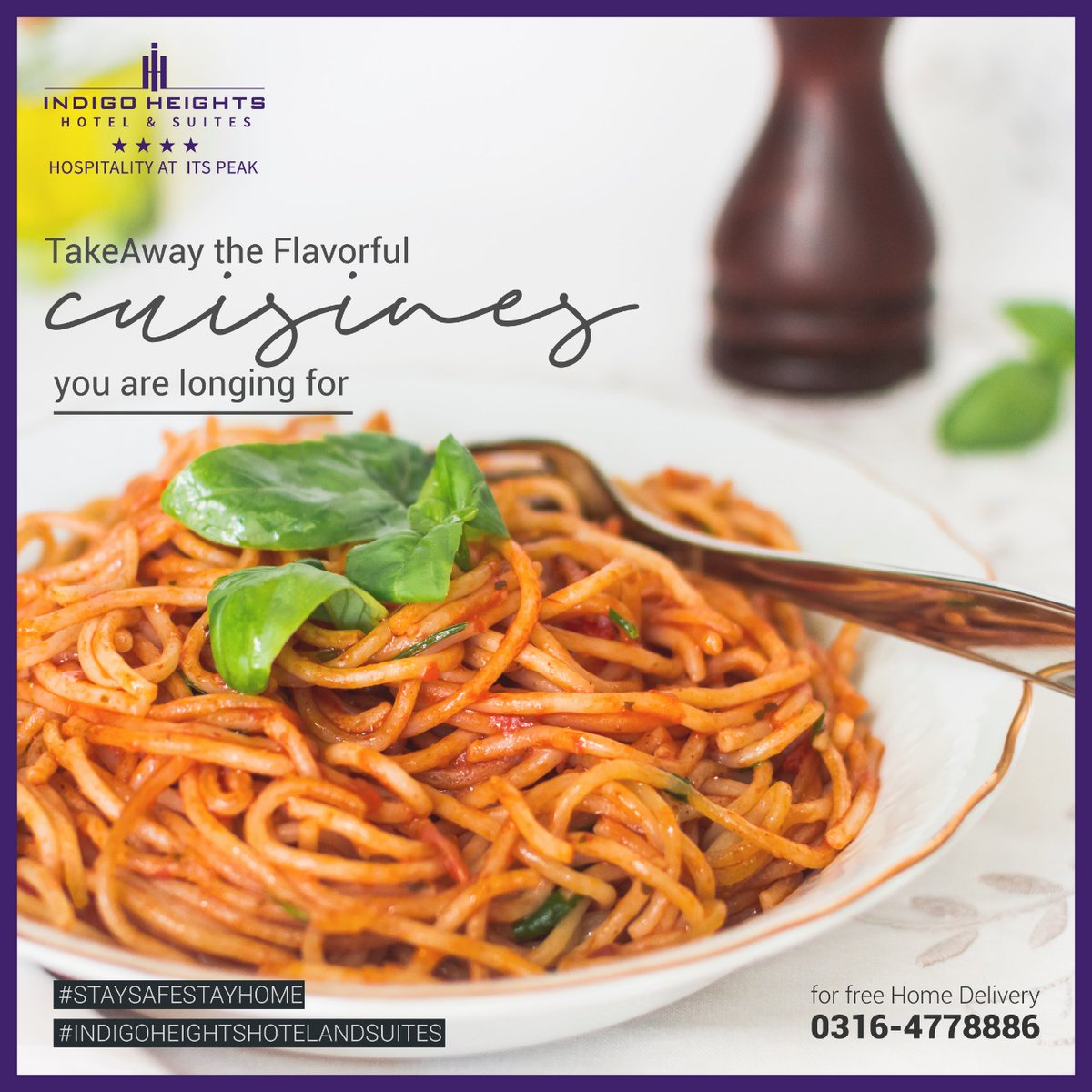 IndigoHHS's tweet photo. All we add is flavorful ingredients so come and gather the happiness of delicious cuisines &amp; a wide array of beverages.
Contact @ 0316-4778886 to grab the best deal.
#indigoheightshotel #FoodDelivery #takeaway #drivethru #qualityfood #callnow📞 https://t.co/XYRnKndTAb