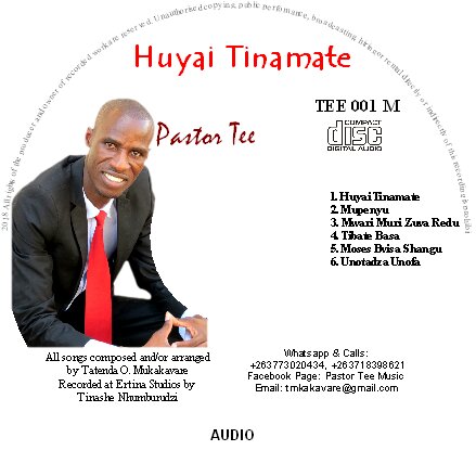 tmkakavare's tweet photo. I am giving away 2 songs on this album, if interested send "Huyai Tinamate" on WhatsApp no. +263773020434 and l will send you the songs.
@TembaMliswa @RMajongwe @advocatemahere @Paula_White https://t.co/nbJLQMLg9z