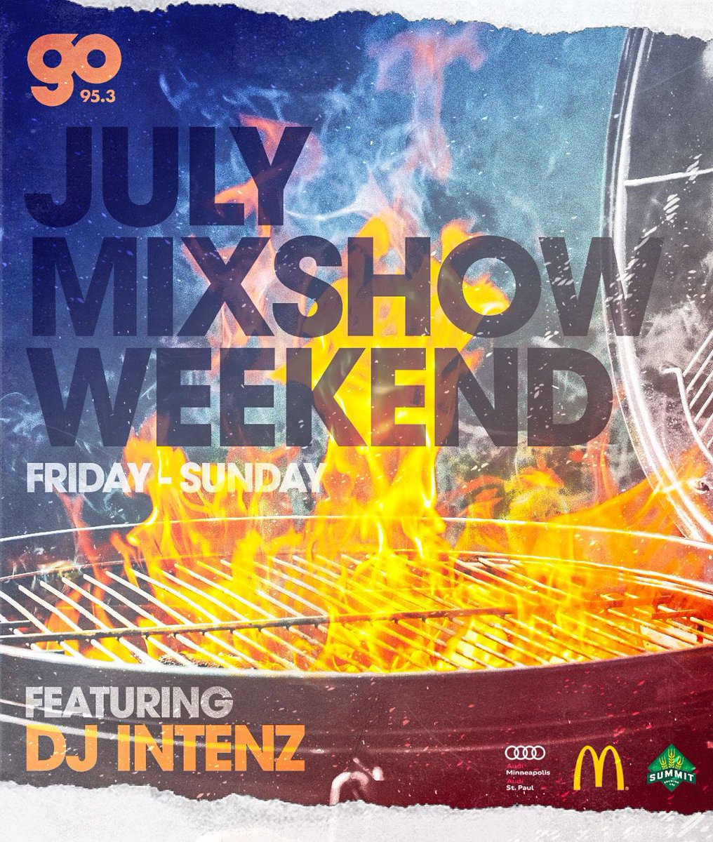 RealDjIntenZ's tweet photo. 4TH OF JULY MIXSHOW WEEKEND GOING DOWN RIGHT NOW ON YOUR FAVORITE LIVE AND LOCAL RADIO STATION @Go953mn !!!!!!!
JOIN ME FOR YOUR LATE NIGHT/EARLY MORNING PARTY!!!
SEE YOU AT 2AM
#DJINTENZ
#GO953
#LIVEANDLOCAL
#4THOFJULYWEEKEND https://t.co/XCdWUXzeqK