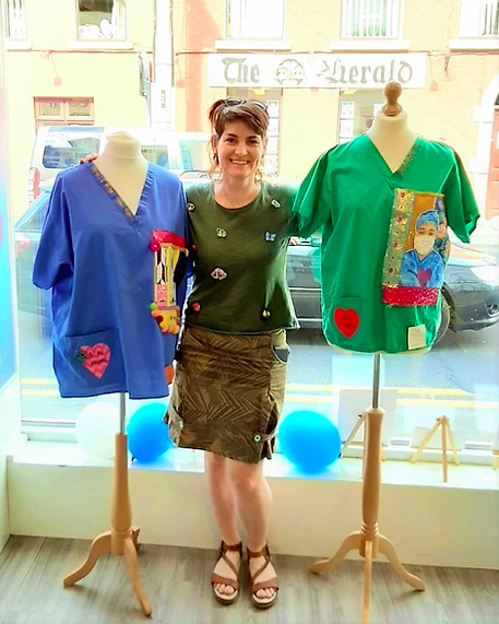 CreatethruCOVID's tweet photo. A special #SpotlightontheArtist feature! @KarenaRyan is a textile artist and teacher from West Ireland fundraising for @Heroes_Aid through her beautiful creations of "Heroes in Stitches". Support Karena's work at
https://t.co/Dokpl6QSvZ https://t.co/EG4KkEiVlI