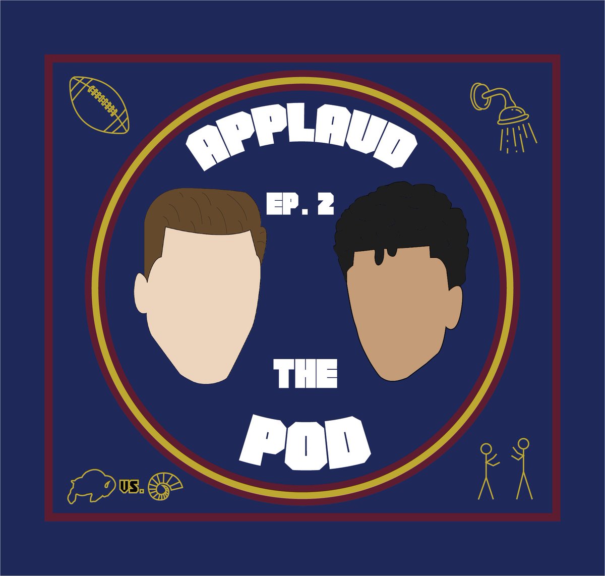 applaudthepod's tweet photo. Episode 2, “Power Shower” is out now on all platforms streaming podcasts! Go check it out and thank you to everyone for the support! Link in bio! https://t.co/6PsTsTzhQQ