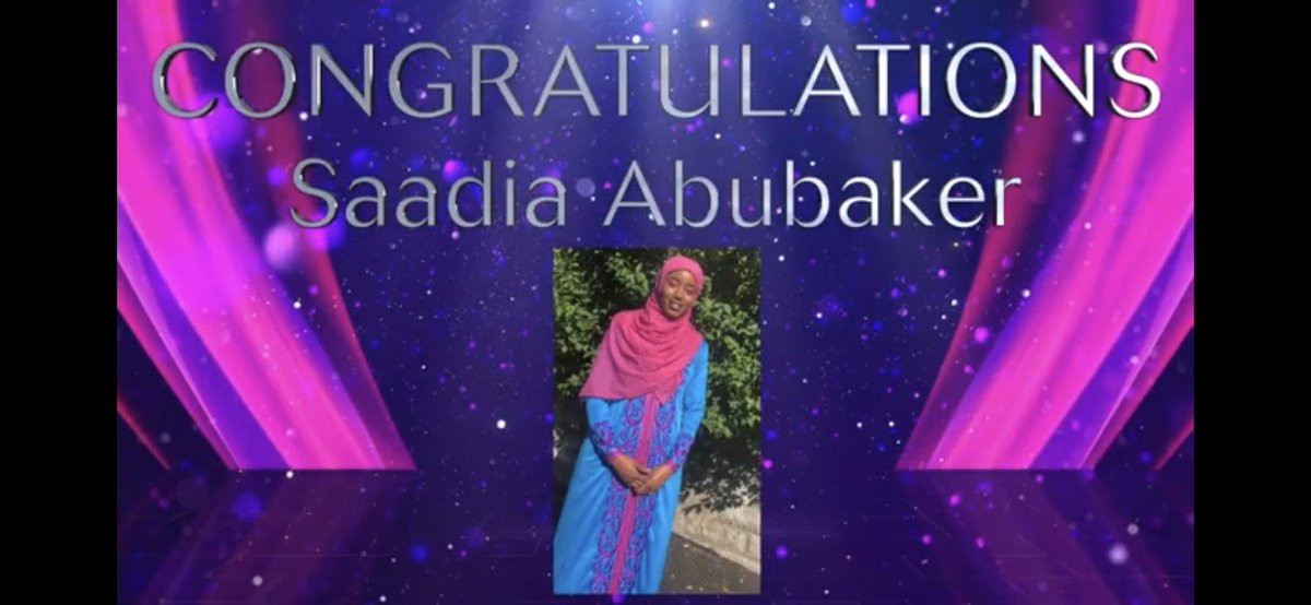 GCS_LE's tweet photo. @saadiaabubaker2 has been an absolute pleasure to work alongside!
The college will miss the hard work that you have put into helping others have the same opportunities as you to enjoy physical activity!
Congratulations and best of luck for the future!
#GCSVirtualAwards2020 https://t.co/dG4p3AYhap