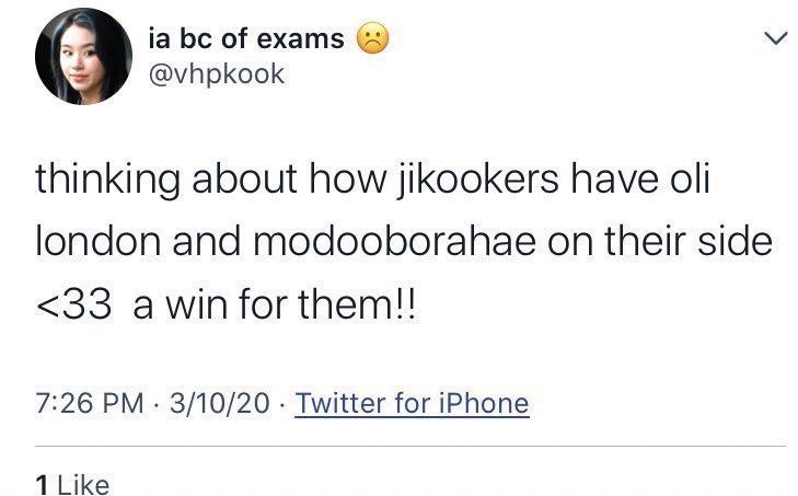 imagine attacking someone over a harmless tweet and associating jikook stans with an anti and a literal creep,,,,the bar is on the floor