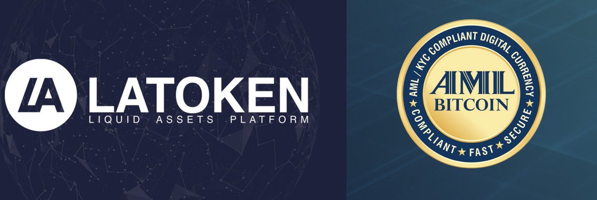 AMLBitcoin's tweet photo. We are happy to announce that #AMLBitCoin will be listed on the LAToken Exchange starting tomorrow. We are excited to partner with @latokens, a top 20 exchange and one of the biggest in Europe. #LaTokenExchange #AMLBitCoin #ABTC #AML #Blockchain #Crypto 

https://t.co/sN1WXjFDnx https://t.co/sg1TjesVjU