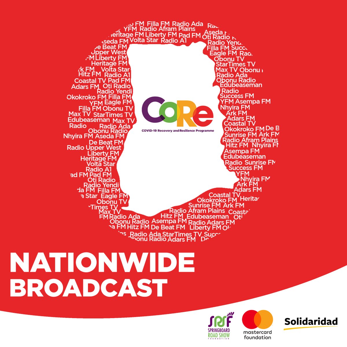 GhanaGrows's tweet photo. Weekly audio recordings of the CoRe Programme will be aired nationwide.
Watch this space for the regional broadcast schedule.
#CORE #Resilient #Ready #Effective
#COREResilient #COREReady #COREEffective
#BeResilient #BeReady #BeEffective https://t.co/LGl8Ag0cyA