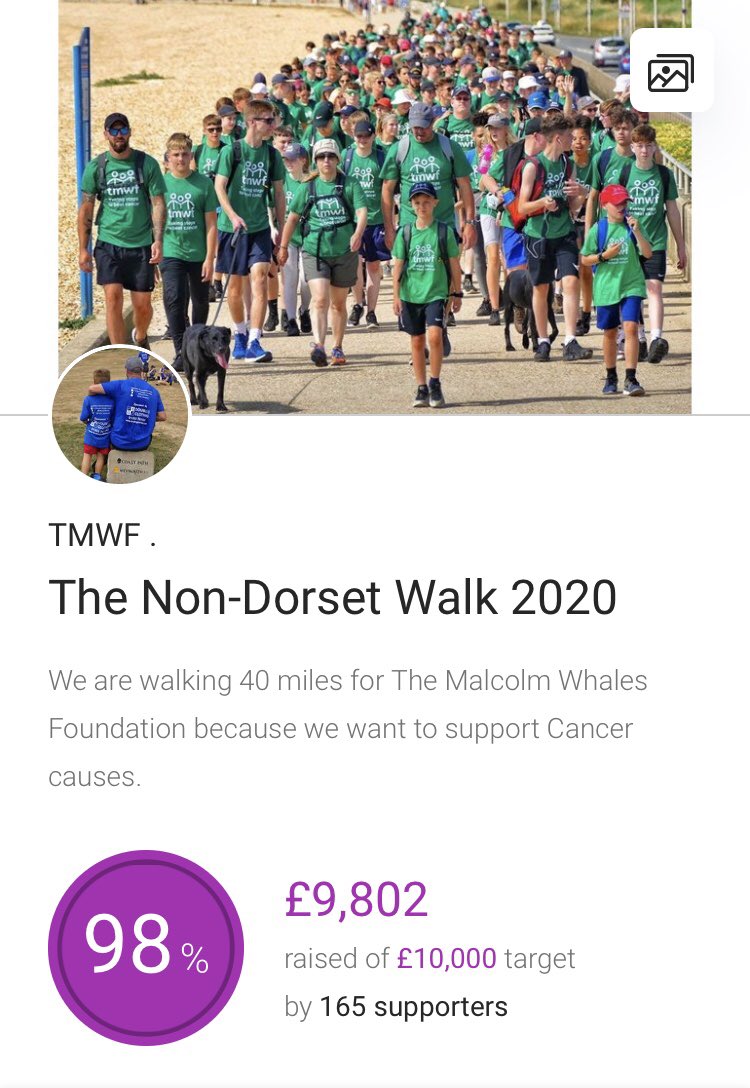 TMWF_Dorsetwalk's tweet photo. 🤩Latest update🤩

Wow incredible support - #thankyou

£9802✅
376 participants✅
195 families✅
Loads of different challenges✅
Sign up https://t.co/8acRbyQmkZ✅
Donate https://t.co/0P19MTW94X✅
I love this map https://t.co/nBA01O2K7h✅ https://t.co/vhkBJkju3u