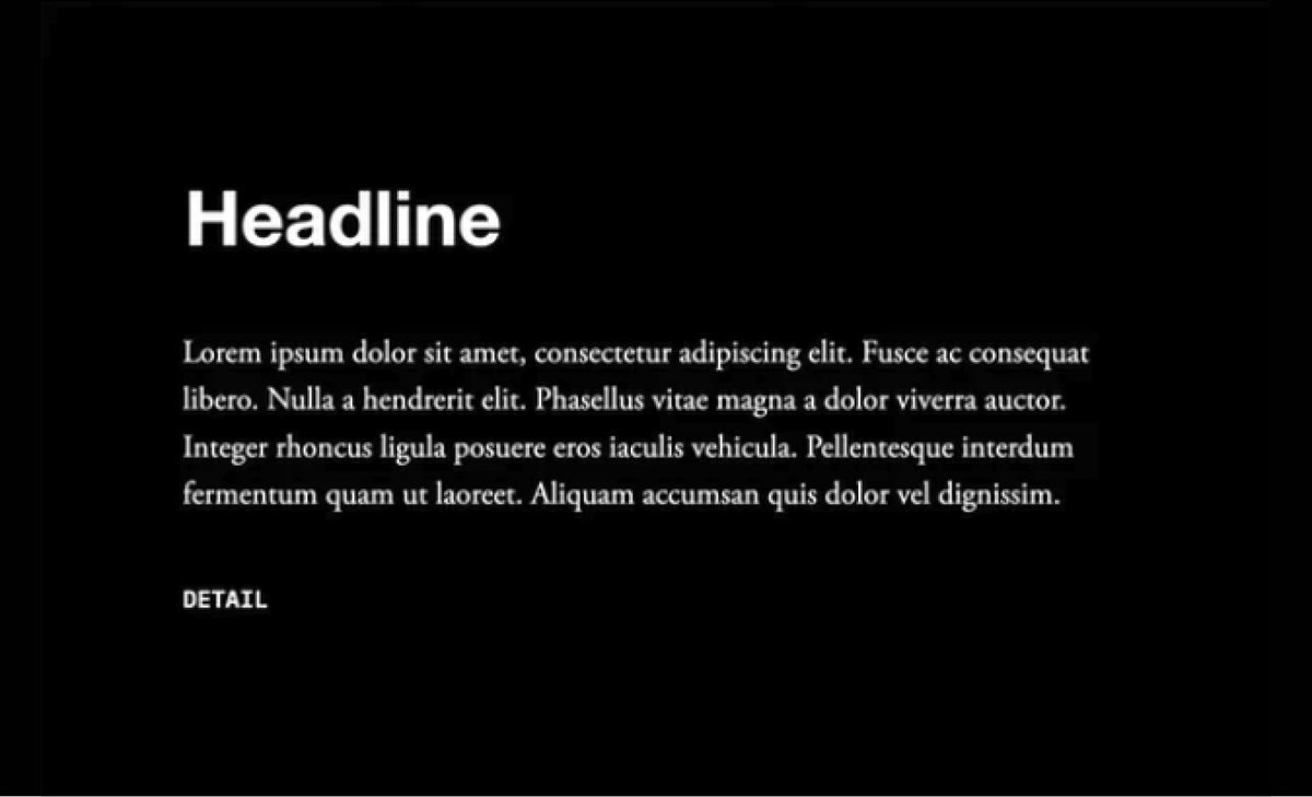 6/ Make important ideas visually prominent.Newspapers work like this: HEADLINE  Subtitle  *Details*—LARGE— ideas carry more weight, physically and mentally.