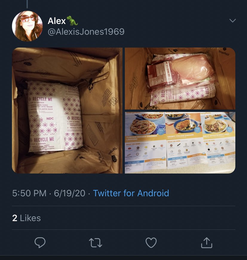 Alexis is on foodstamps but still subscribes to meal delivery kits? This shit is expensive, folks. Why are you spending that kind of money if you can’t even meet rent? And eating out at expensive restaurants?