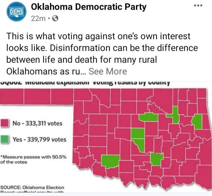 This all started when  @OkDemocrats pissed me off with this childish interpretation of the vote. Petty even in victory, these bozos are.