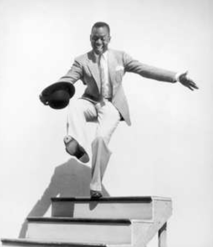 Just imagine with me how fine it would be to have a statue or "Mr. Bojangles" dancing down the steps of this tagged memorial. Mr. Bill Robinson, Richmonder, born during "Reconstruction," free and successful and famous forever, dancing on the grave of the Confederate States.