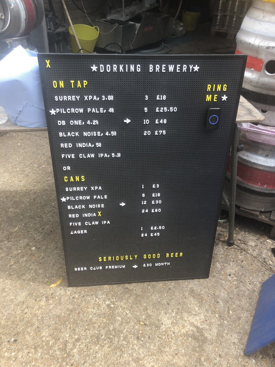 runner_4_beer's tweet photo. Week9 #hometown2brewery challenge to @dorkingbrewery done👍great chat with the guys, was lucky enough to to get the 1st #redindia off the truck! Another great brewery worth visiting and tasting their beers! #beer #localbreweries #beerlife #tasteamazing #runner4beer #running4beer https://t.co/yjKkip42Zr