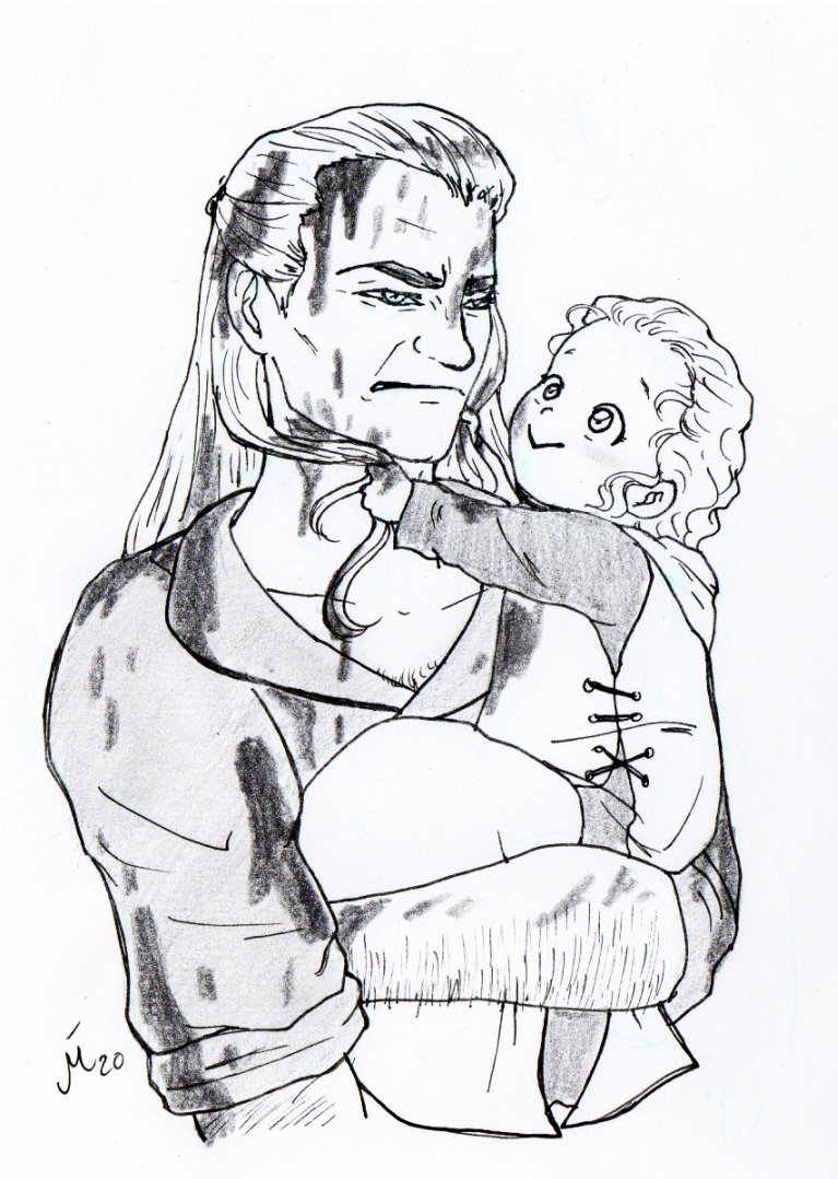 MaxImproving's tweet photo. It's update day!! 
Chapter 3 of "Of Babies, Love and Destiny" by ylc1 is on AO3 :D
Check it out here: https://t.co/8IDrRmRW8r
You can also see the pics on tumblr (one more over there ;)):
https://t.co/nRHxqWHGT2
Made for the Midsummer @geraskierbang :D https://t.co/ASX27to7wp