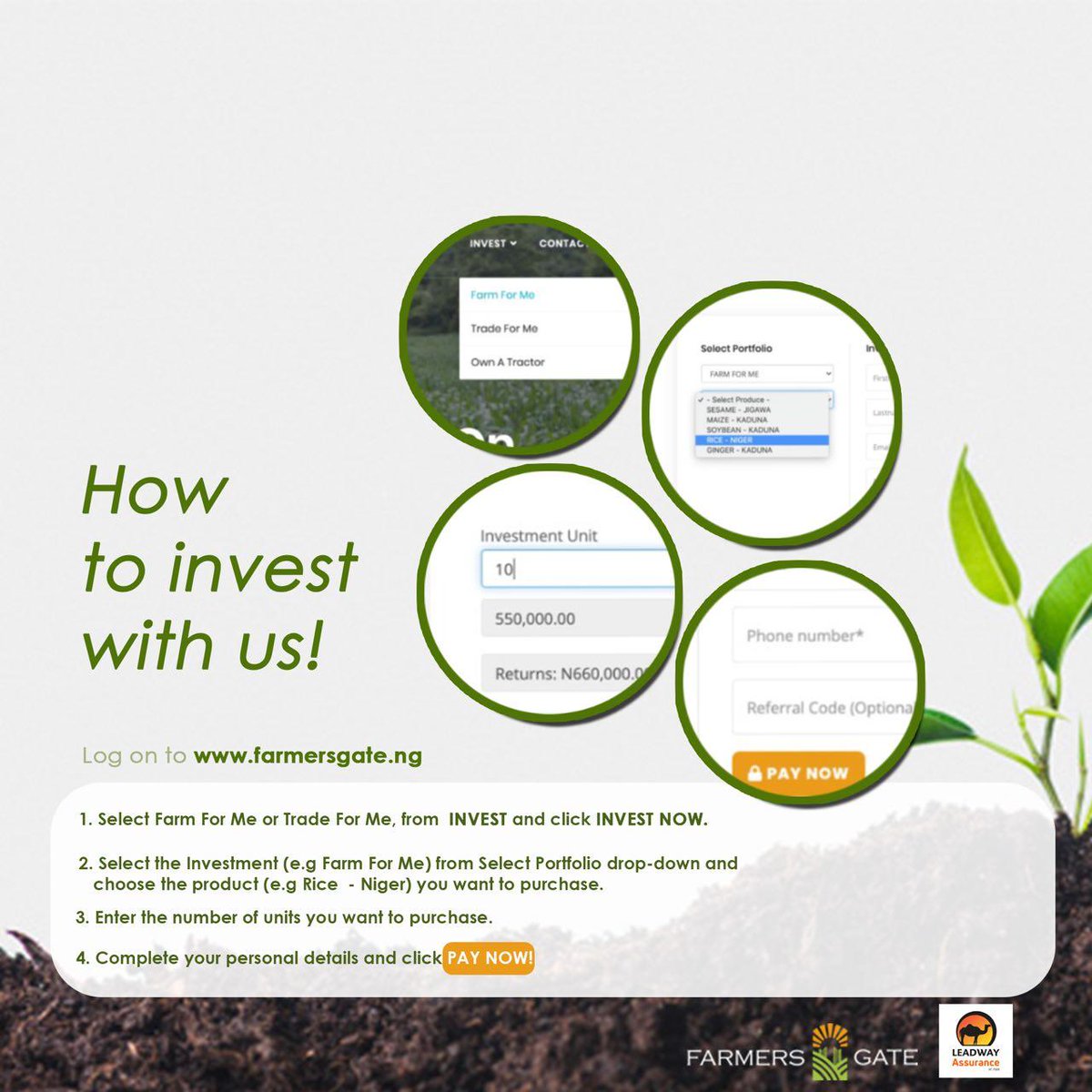 iamseunalaofin's tweet photo. to my families and friends celebrating #WorldBillionairesDay2020 i want you to remember that #FarmersGate is still selling their units at the rate of 55,000 with 20% profit. 

Retain your Billionaire rights and Invest with us now 
https://t.co/AS2INYBUMA https://t.co/V0O9Gdnj8q