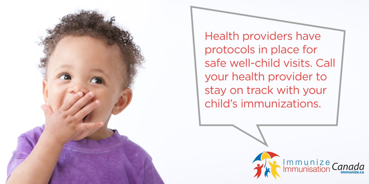 ImmunizedotCa's tweet photo. Health providers have protocols in place for safe well-child visits. Call your health provider to stay on track with your child’s immunizations. | @ImmunizedotCa | https://t.co/V2ww8JQMvt #ImmunizationSuccess #VaccinesWork https://t.co/mQCW9w18gw