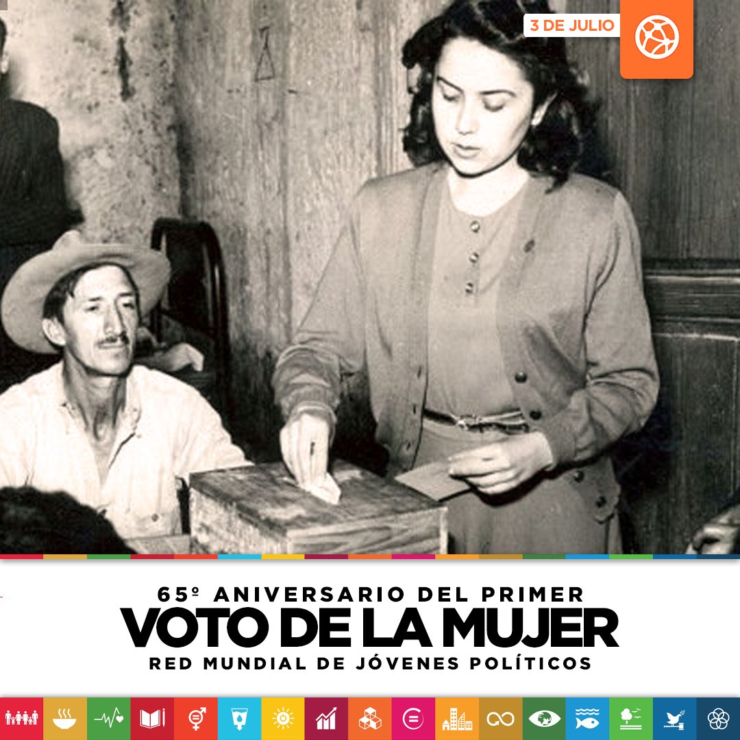 🗓 Un día como hoy de 1955 la mujer mexicana ejercía por primera vez su derecho político fundamental, el voto. 🗳

👩🏻 El sufragio de la mujer ha significado un ejercicio de libertad democrática para México hasta nuestra actualidad. #VotoFemenino