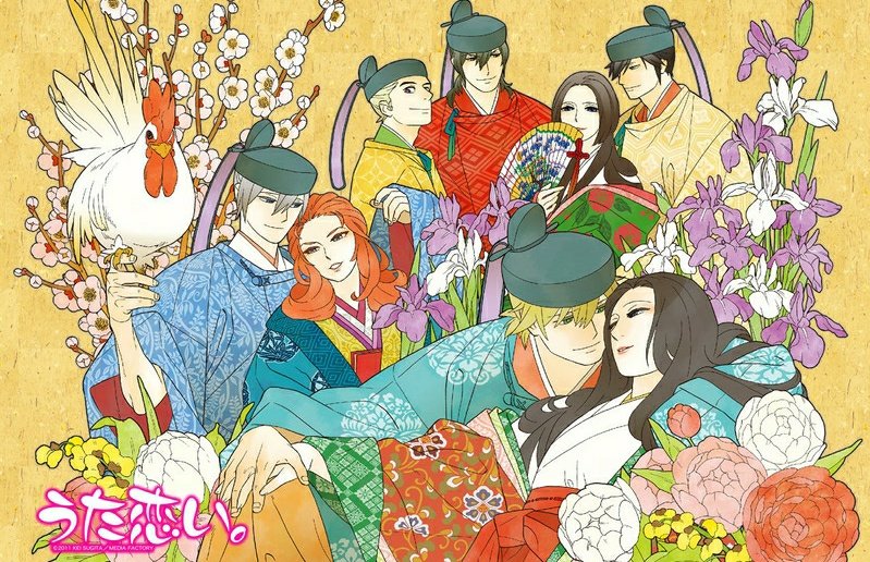 PesoAire's tweet photo. ¿Conocéis el anime Chōyaku Hyakunin Isshu: Uta Koi? Es un josei de romance histórico, con figuras importantes de la literatura japonesa del período Heian (794-1185); basándose en la antología de poemas (waka): Ogura Hyakunin Isshu (小倉百人一首).

📚🇯🇵🎎 https://t.co/sXiY66T2hC