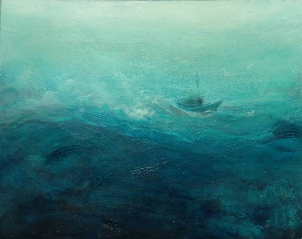 JoWadeArtist's tweet photo. Day 14 of virtual @warwickshireopenstudios and the theme of the day is the elements. What else would I post but a painting of the sea 😃 this is painted on thick card and using oils. The most recent painting from my studio
#seapainting #seapicture #… https://t.co/Sgb8UK2J1S https://t.co/drXAAMaYs2
