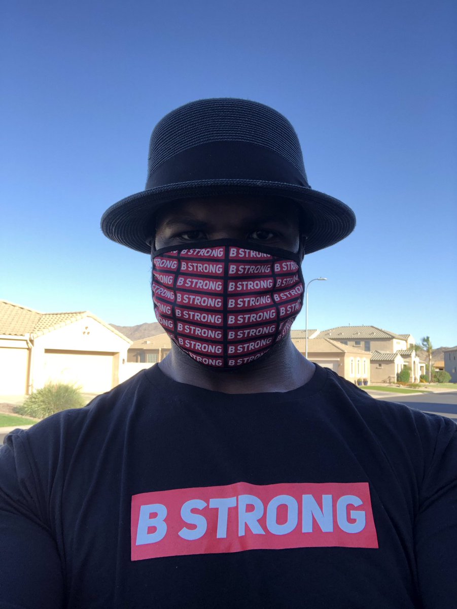 BSTRONGBRAND's tweet image. 😷😷 Rocking It Today 👀👀 All Orders Have Been Sent Out.. Thanks For All The #Love ❤️ #Support  Still Have More @pyp_style  
#PursueYourPassion 
#BuddyStrong
#BSTRONG