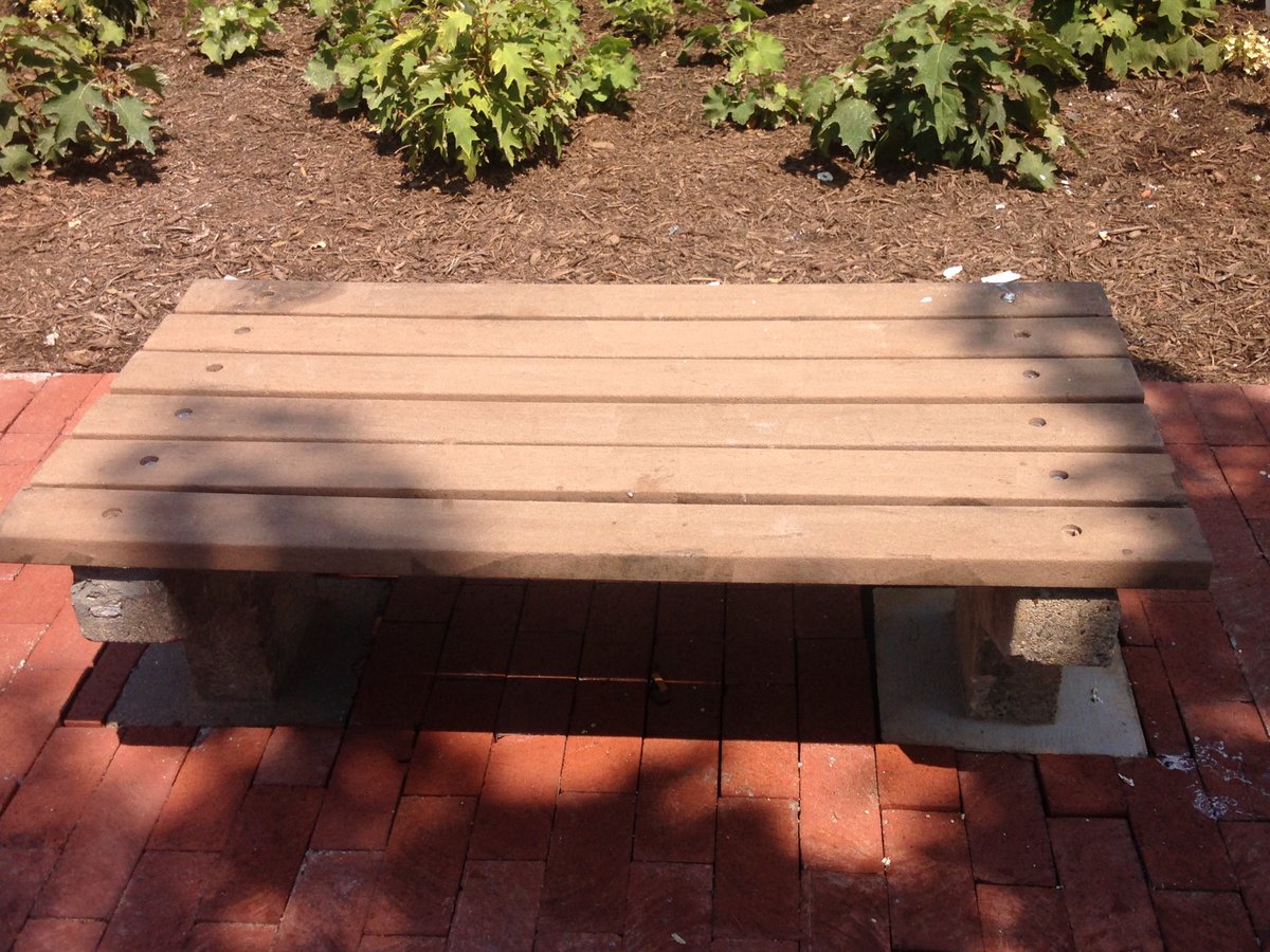 Sew20003M's tweet photo. Beautiful new 8th &amp; Penn park/playground opened! Thanks to @charlesallen for working to preserve Peter Riehle's @boyscouts Eagle Scout bench project in final design. Nice legacy. Trees need water though!!! https://t.co/voVtbZvxsb