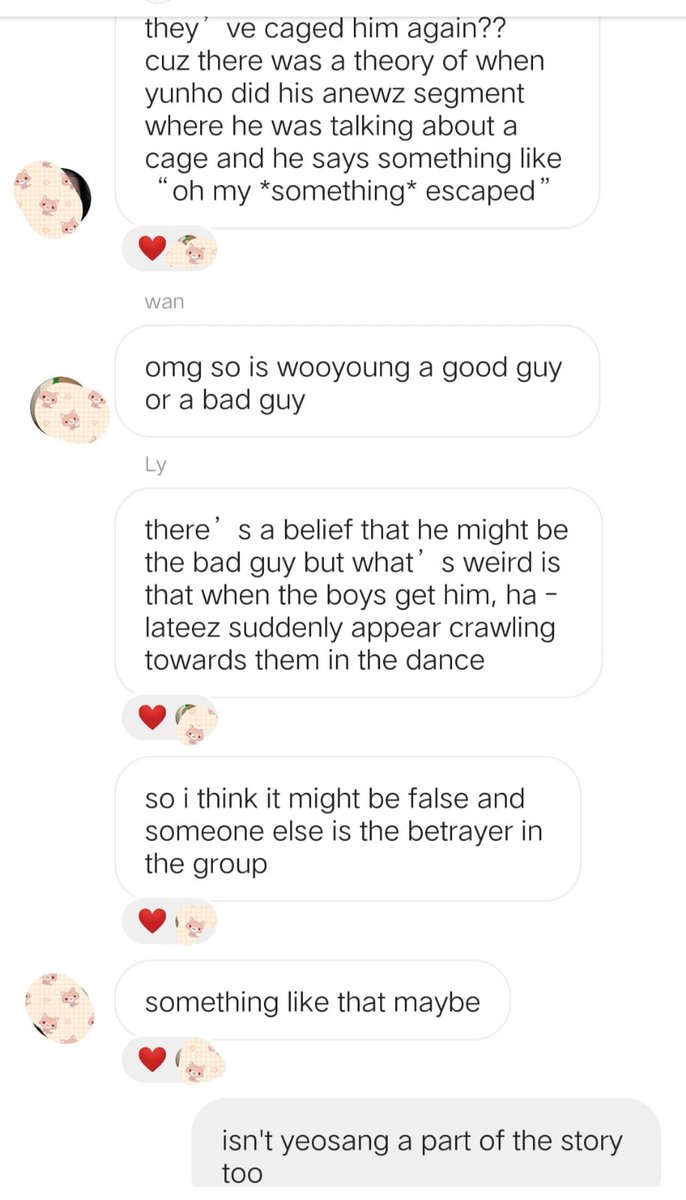 so at the beginning we were explaining the Ateez story to Wan with common theories and spoilers