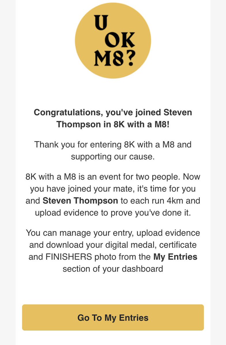 AndrewP_JSP's tweet photo. Thanks to @Bombson23 for reaching out to do #8KM8 https://t.co/XADcypeOha via @ladbible https://t.co/Sd2AMT3QH9