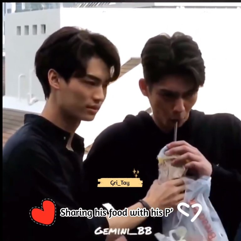 brightwin's yinyang dynamic goes together with this love language. just the fact that bright guides and looks out for win a lot in the industry is an act of service. on the other hand, win does this subtly through actions whenever he gives bright a sip of his drink or +++