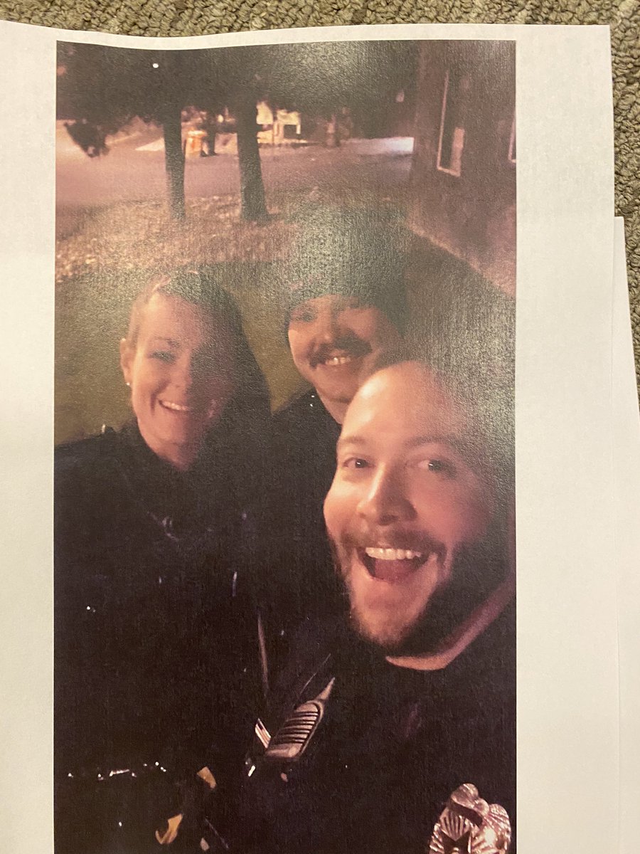 Photos of officers mocking the death of Elijah McClain just released. Waiting to hear about their official discipline from  @AuroraPD. Will thread info here.  #9News