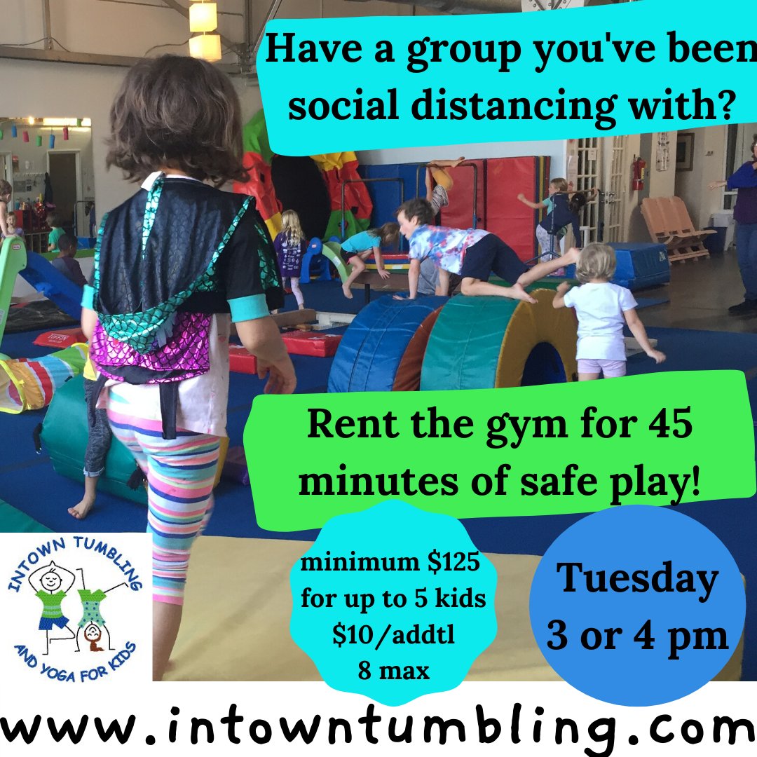 intown_tumbling's tweet photo. email-intowntumbling@gmail.com to reserve #atlanta #atl #gymnastics #playdate #activekids #happykids https://t.co/TNEFTI9zXT