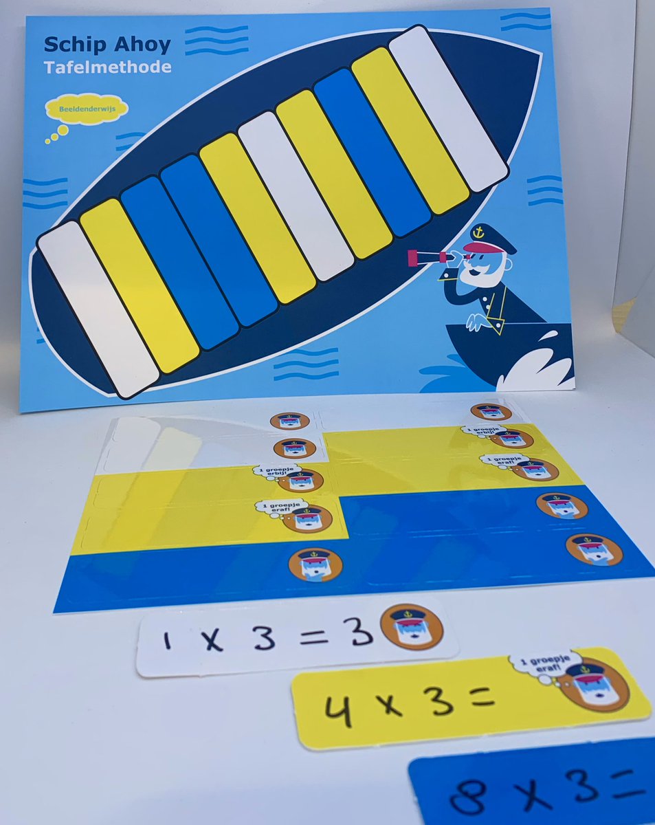 Alle hens aan dek! Onze nieuwe tafelmethode Schip Ahoy is er. Info beeldenderwijswebshop.nl/c-5352236/schi… #kortingscode #AHOY #tafelsoefenen