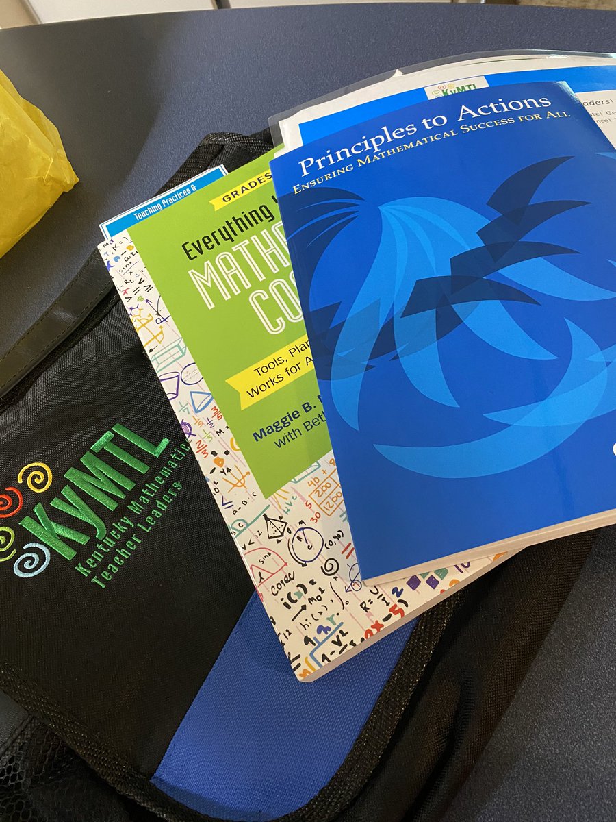 rvkbasham's tweet photo. Happy mail today! So excited for this journey! @KyCenterforMath https://t.co/YshNAMIdx1
