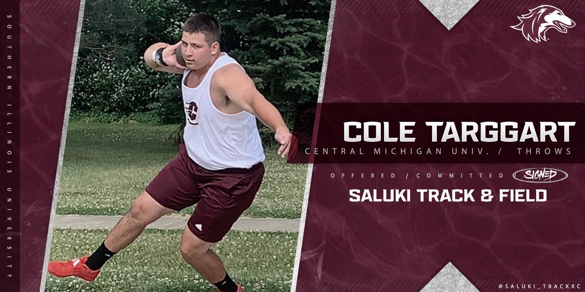 Cole Targgart // Central Mich. Univ. // Throws

Targgart is transferring to SIU from Central Michigan University. The former Chippewa thrower set PRs of 53'-1" in the shot put and 53'-5" in the weight throw, in addition to earning Academic All-MAC honors. 

#Salukis // #SIUStrong