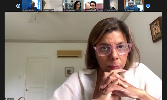 CapriCaribbean's tweet photo. We have concluded the conversations at the virtual conference for the #Caribbean2030 leaders network with @WiltonPark.  

The group has identified some ways to support one another with the actions and the follow-up.

@UKinCaribbean https://t.co/F5qrtyeb7m