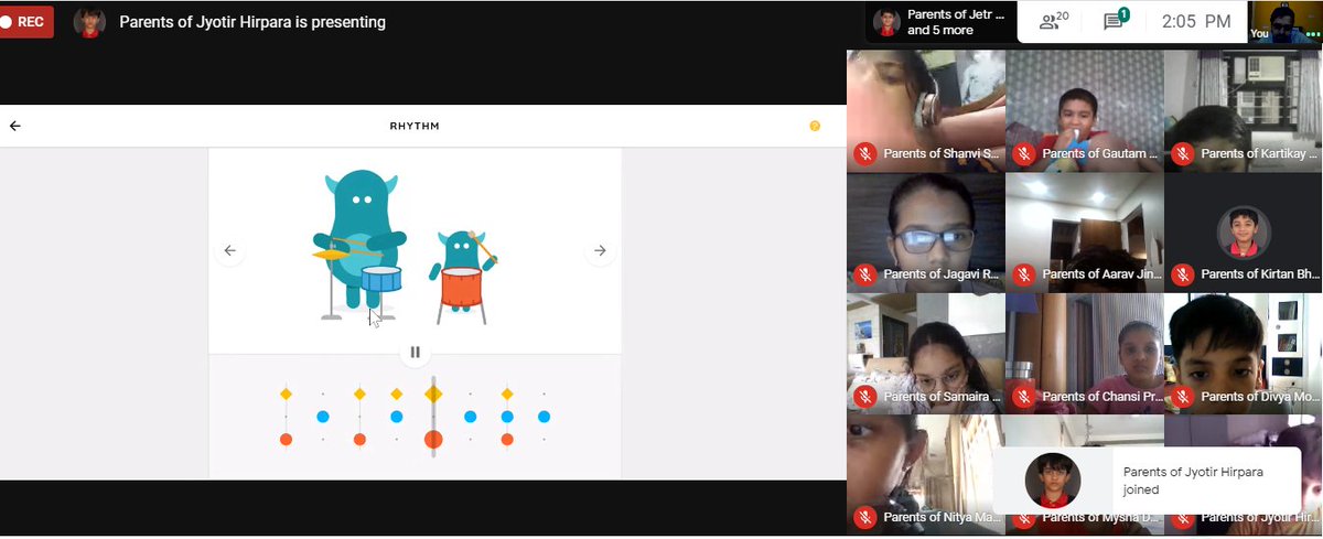 FSSurat's tweet photo. Gr 4 music students explored virtual instrument during the distance learning class where they used creativity and thinking skills to create a rhythmic pattern using the tool.

#FSHappenings #FSway #FSlife #FSstudents @ibpyp ibpyp #pypstudents https://t.co/c4eMkLxquf
