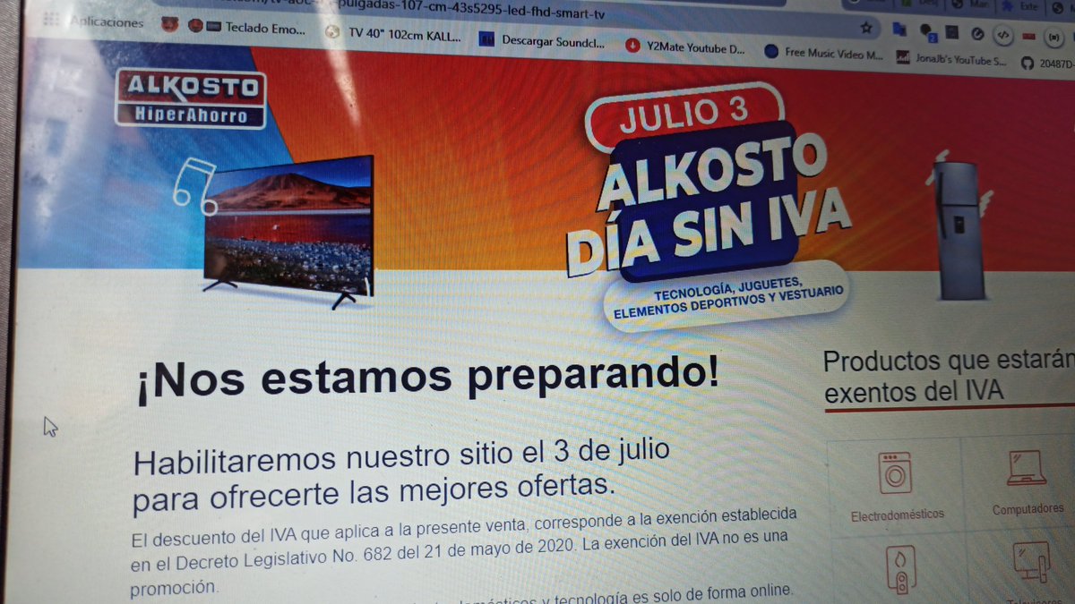 walodj's tweet photo. @Alkosto página en mantenimiento?
Cuando iba a pagar 😒 https://t.co/QvU846C2HM