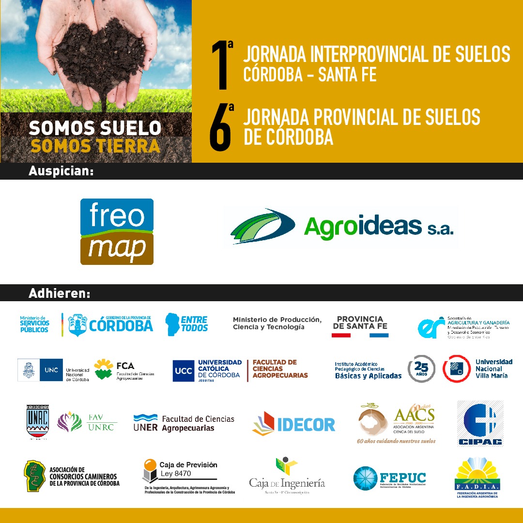 PrensaFADIA's tweet photo. 7 de Julio, Día de la Conservación de los Suelos.🌱
Agenda que #FADIA Acompaña y/u Organiza.
Invitamos a todos los colegas interesados.🤝
#IngenierosAgronomos #ConservacionDeSuelos #BuenasPracticas #Suelo #Cordoba #SantaFe #Jujuy #salta #Tucuman #ambiente #CIAPC #CIASFE #CIAZT https://t.co/fvfj5paXsC