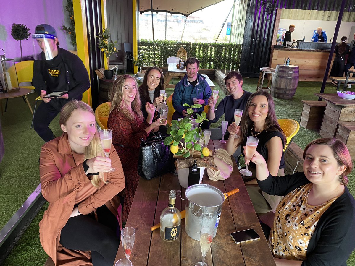 paulscrowe's tweet photo. @TODDArchitects first post-lockdown beers at Cargo by Vertigo.
Brilliant set up in titanic quarter #ournewlocal https://t.co/EmwmAaYs4x