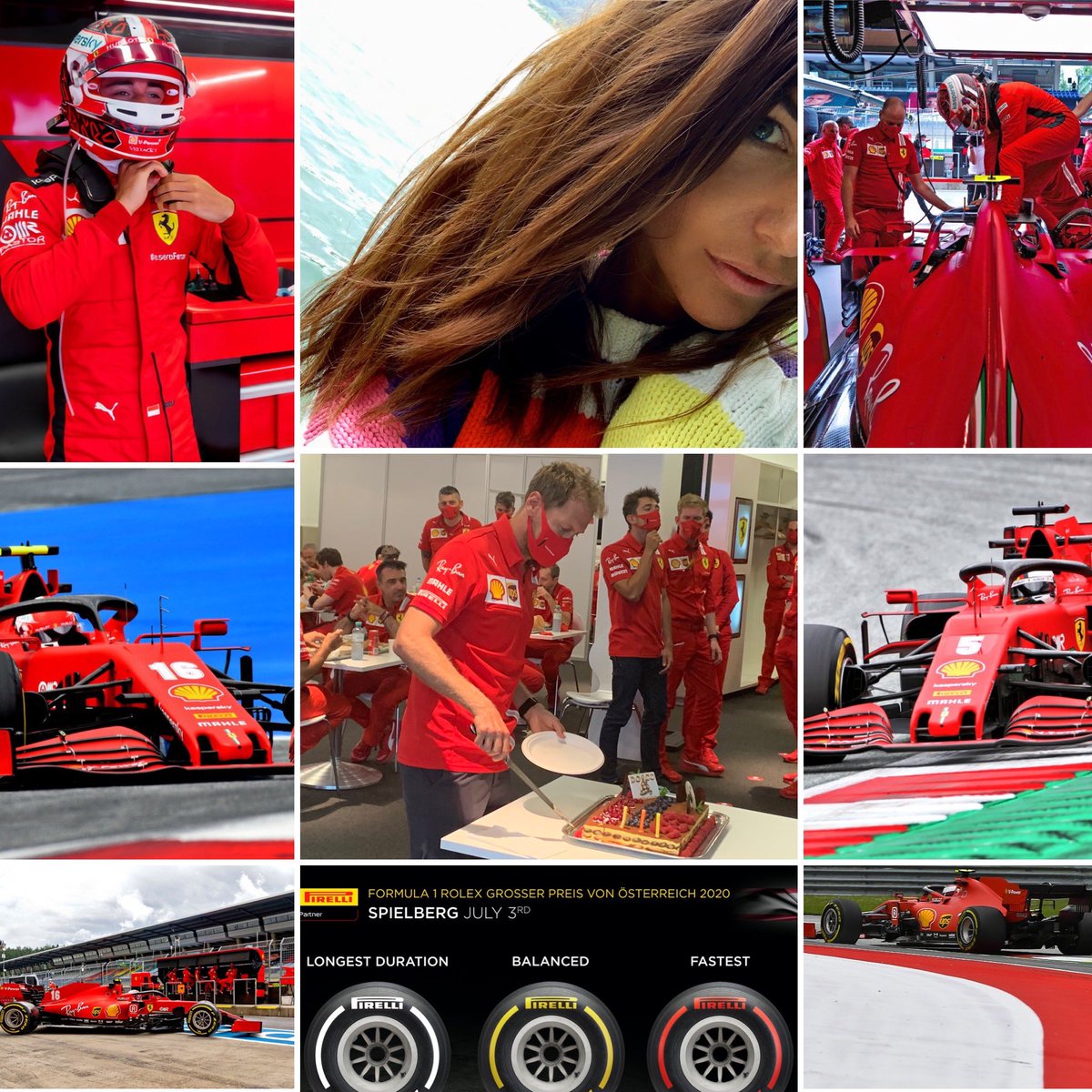 tifosiclub's tweet photo. Austrian 2020 F1 Grand Prix Pics Part 14
#Tifosi #AustrianGP #PedrottiBarbara #essereFerrari #Ferrari #SF1000 #Charles16 #Seb5 #CL16 #BarbaraPedrotti #liveyourferraripassion #Vettel #Maranello #forzaferrari #Pirelli #ShellMotorsport #SkyF1 #Skymotori https://t.co/CvSXVLswLS