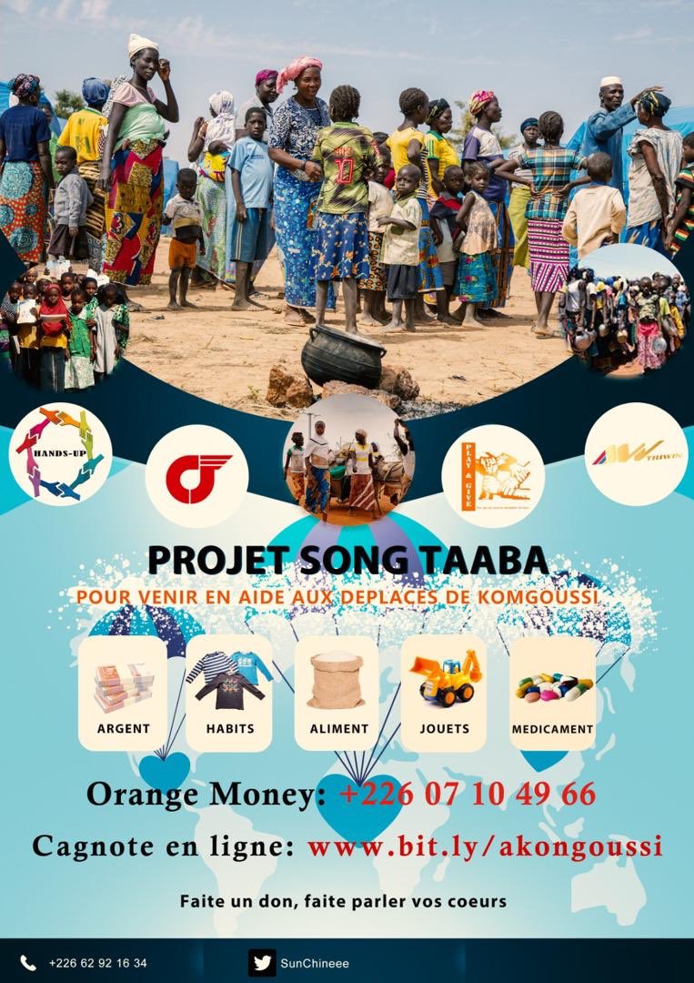 play_give's tweet image. La crise sécuritaire est la cause  de nombreux déplacements internes. Ces Burkinabè contraints à quitter leur village ont besoin de nous ! En ces moments critiques, chaque action compte ! Soutenez le projet @taaba_song afin de contribuer à améliorer leurs conditions
Merci de #RT
