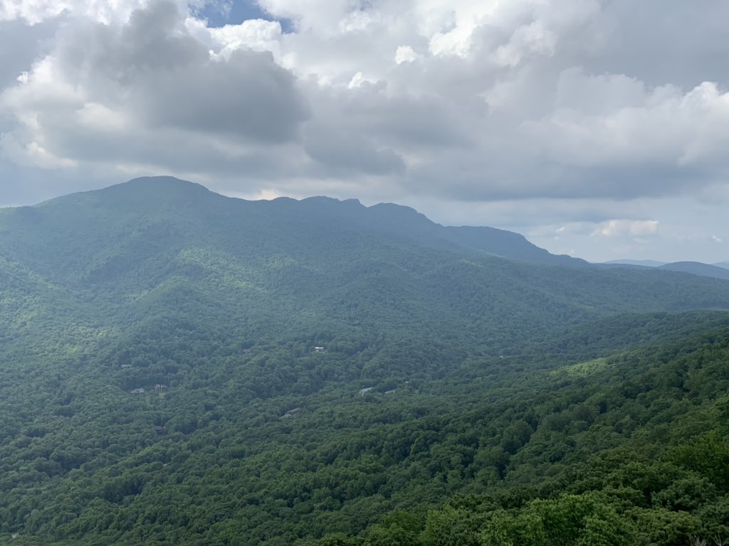 DeannaBallardNC's tweet photo. @BRConservancy thanks for showing me the work youβre doing around #PeakMountain β incredible view of @GrandfatherMtn from #FlagRock too! #conservation #NC45 #WataugaCounty #AveryCounty #ncplayground #mountains #myquadshurt #hiking https://t.co/dlpLs4wLWU